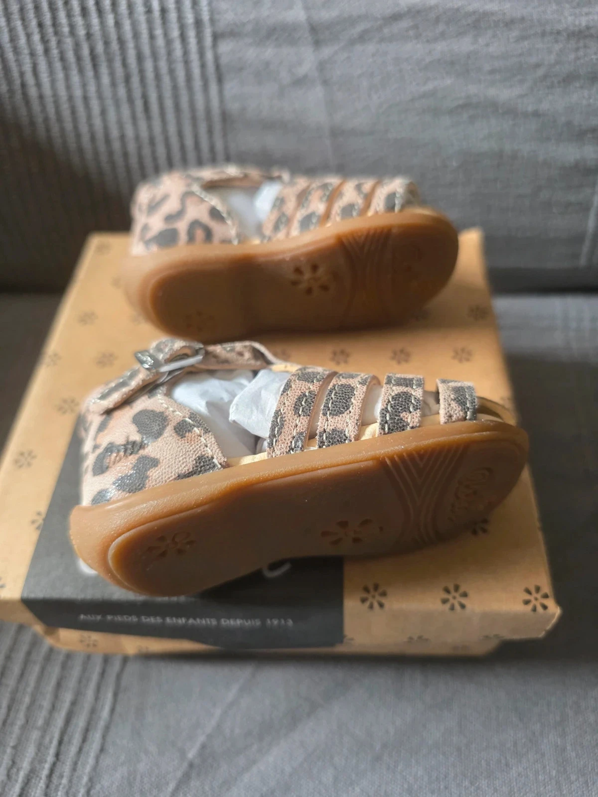 Aster - Ofilie shoes - leopard beige size 17 – photo 2
